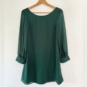 Green Shift Dress